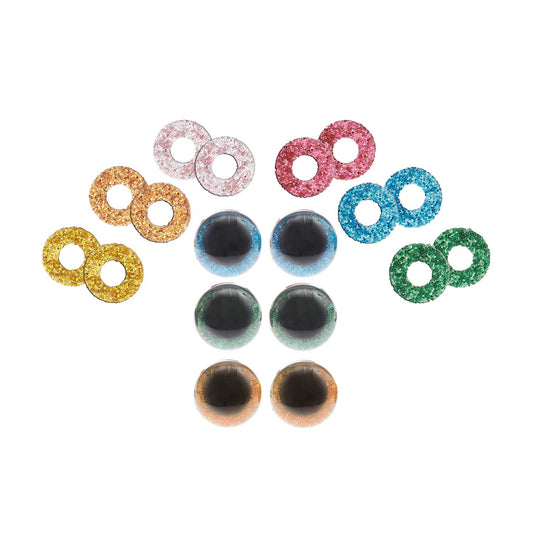 Rico Design Glitter Eyes | 9mm