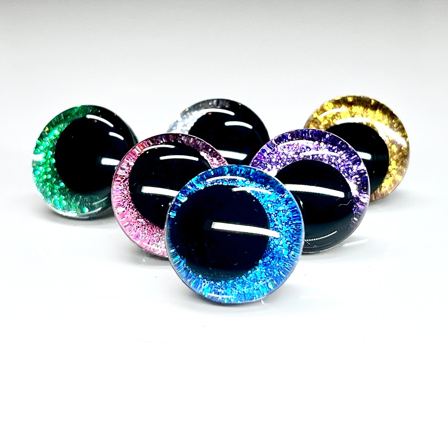 NEW Moon Glitter Safety Eyes | 14mm | EN71 & REACH Compliant