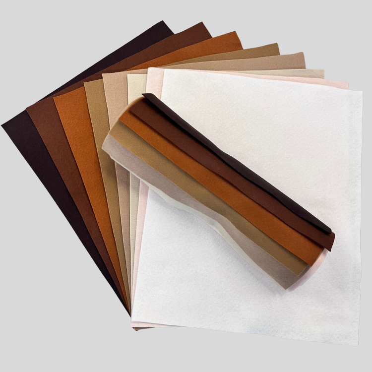 Primo Polyester Felt - 8 Sheet Colour Collections  EN71, REACH & Annex II Compliant