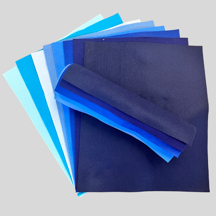 Primo Polyester Felt - 8 Sheet Colour Collections  EN71, REACH & Annex II Compliant