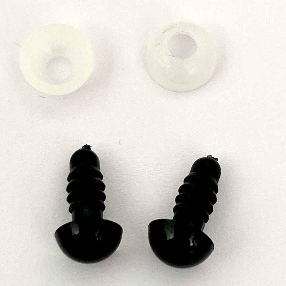 Black Toy Safety Eyes Tactile Craft Supplies