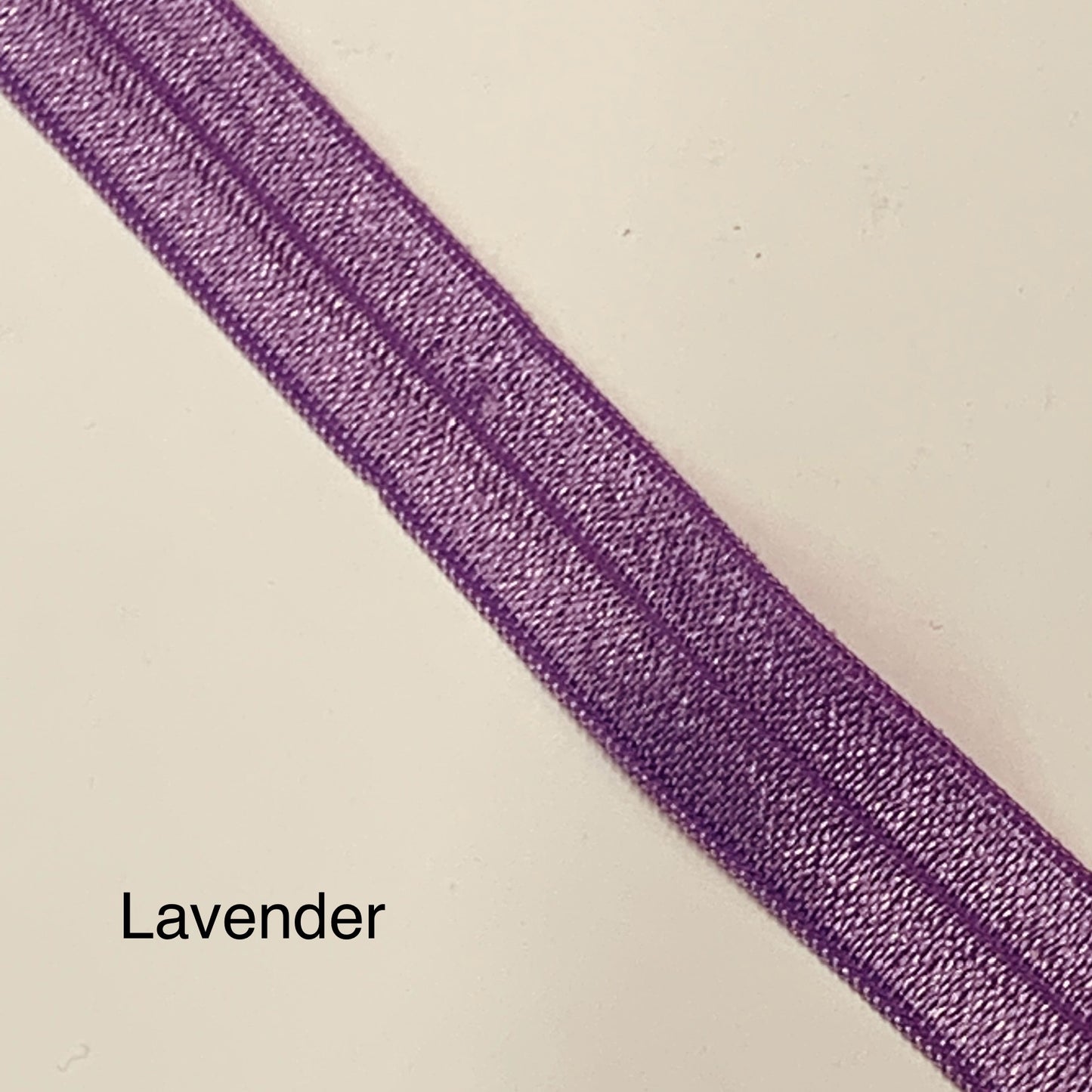 Fold Over Elastic - Plain Pearlescent (2 metre lengths)