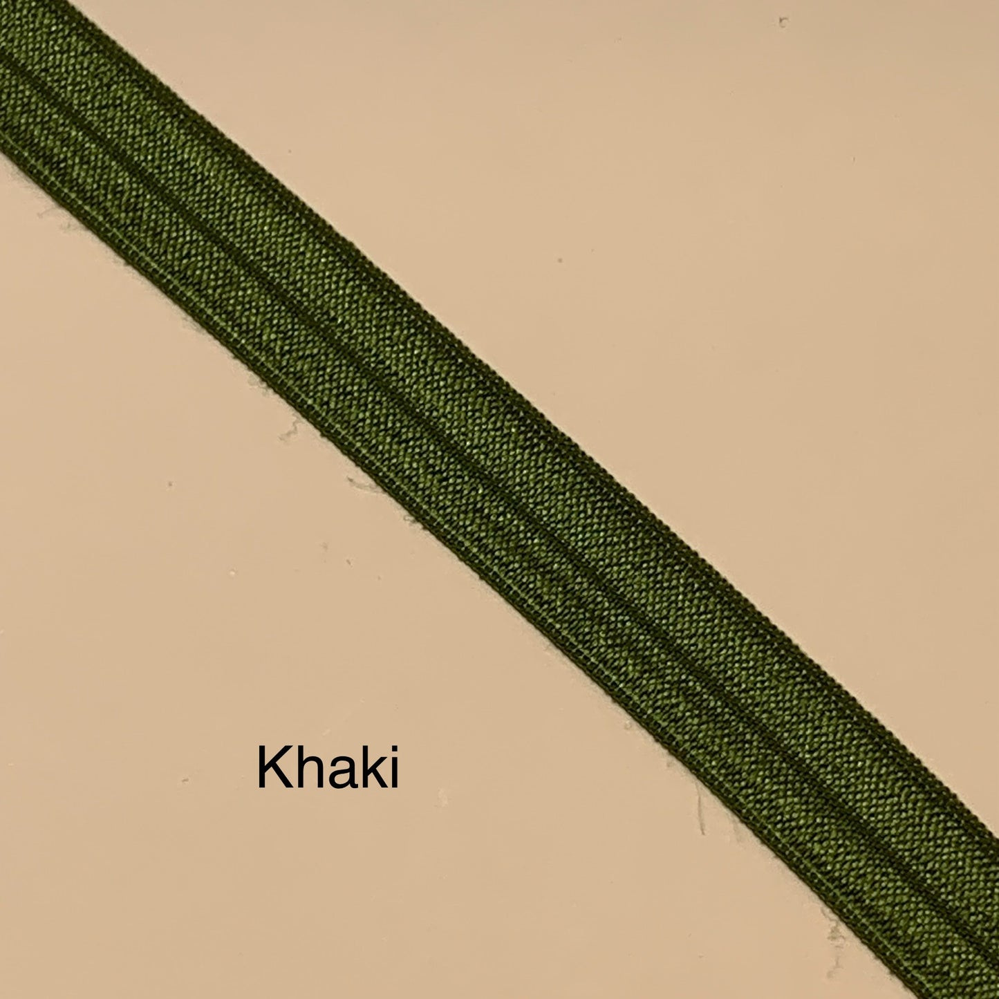 Fold Over Elastic - Plain Pearlescent (2 metre lengths)