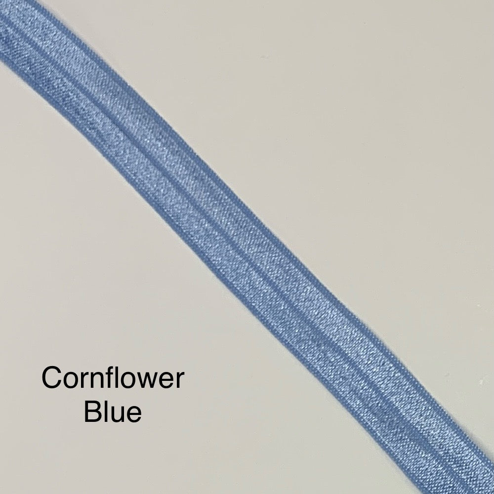 Fold Over Elastic - Plain Pearlescent (2 metre lengths)