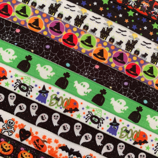 NEW Fold Over Elastic - Halloween Collection
