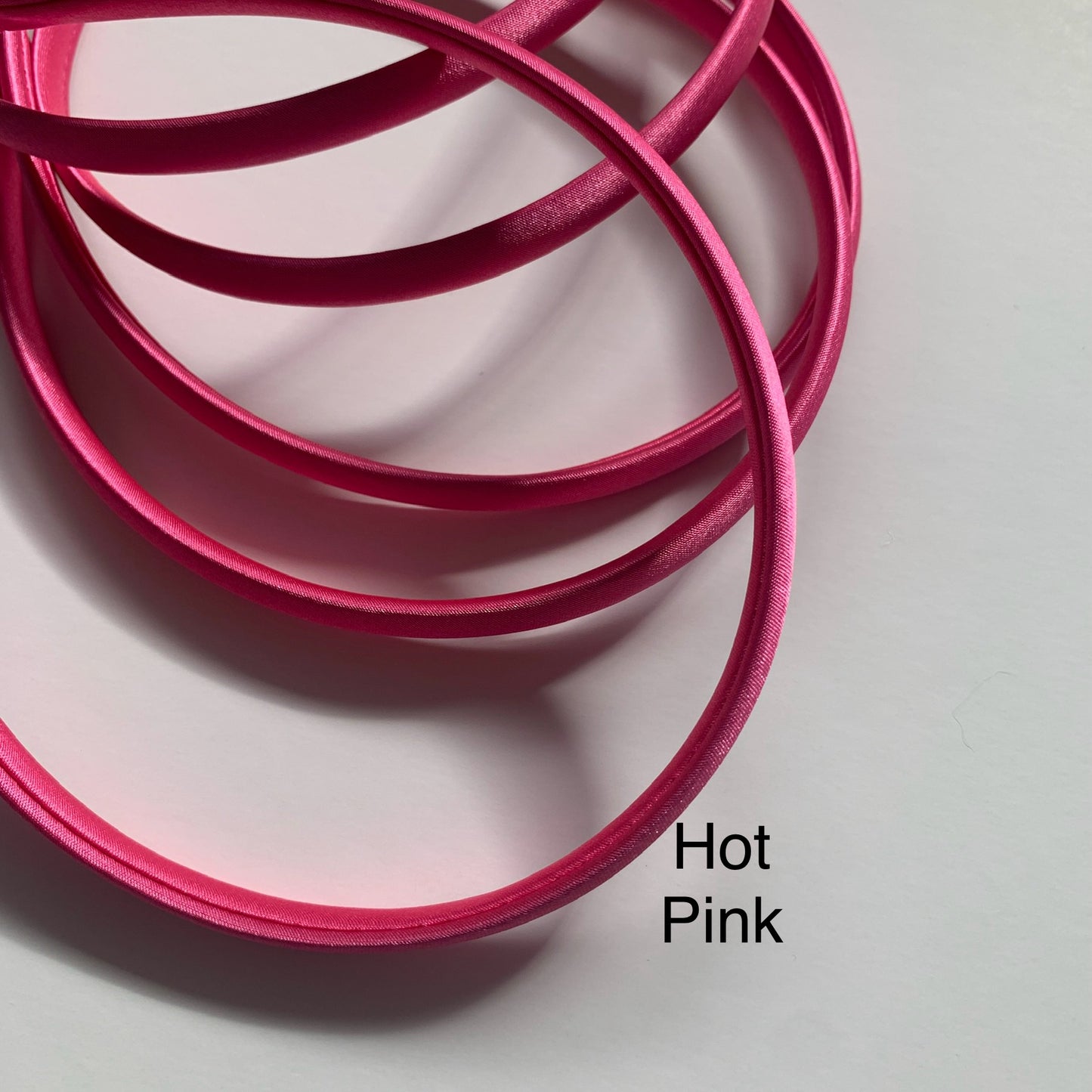 Hot Pink Satin Headband