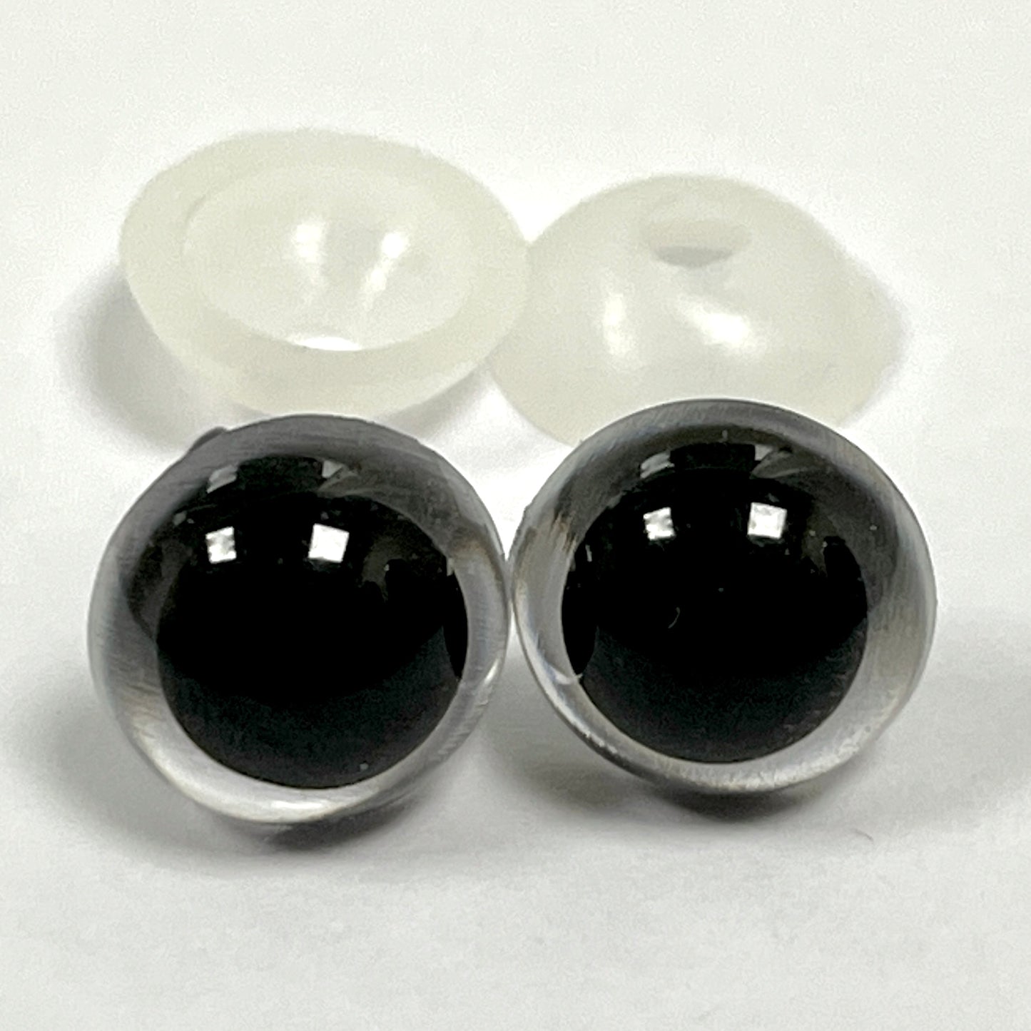 8mm CLEAR Safety Eyes | EN71, REACH & Annex II compliant