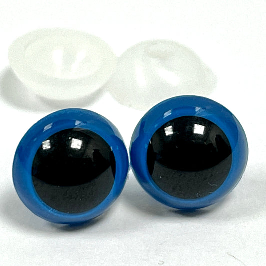 12mm BLUE Safety Eyes | EN71, REACH & Annex II compliant