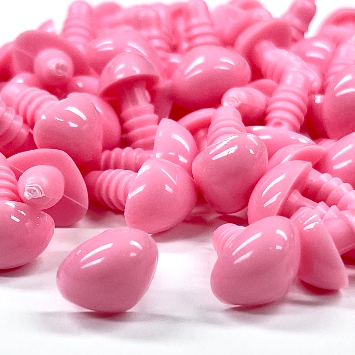 NEW 12mm Pink Toy Safety Nose | EN71, REACH & Annex II Compliant