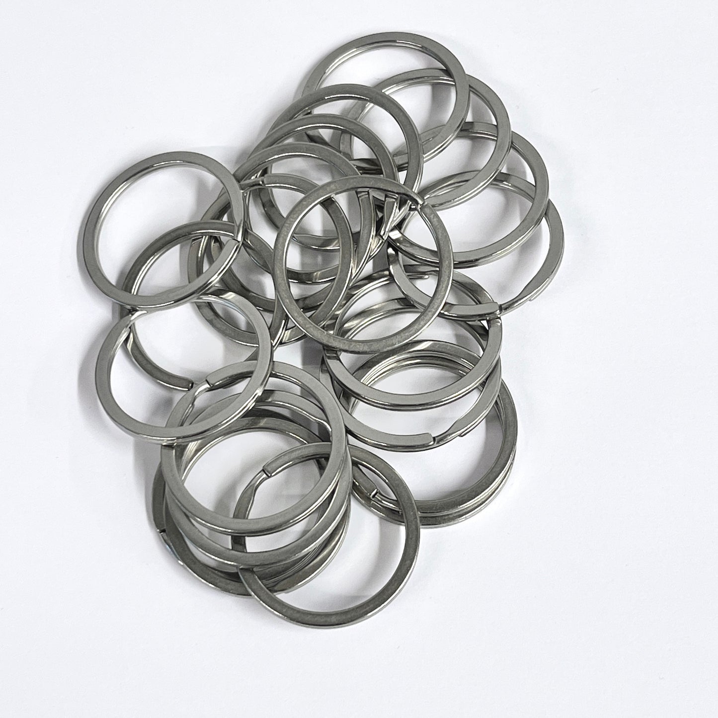 Premium 304 Grade Stainless Steel Split Rings – Pack of 10