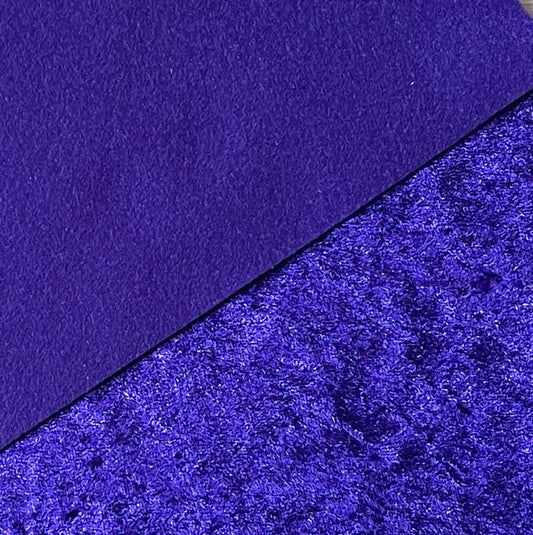 Velvet Fabric Felt Sheet - Purple/Grape