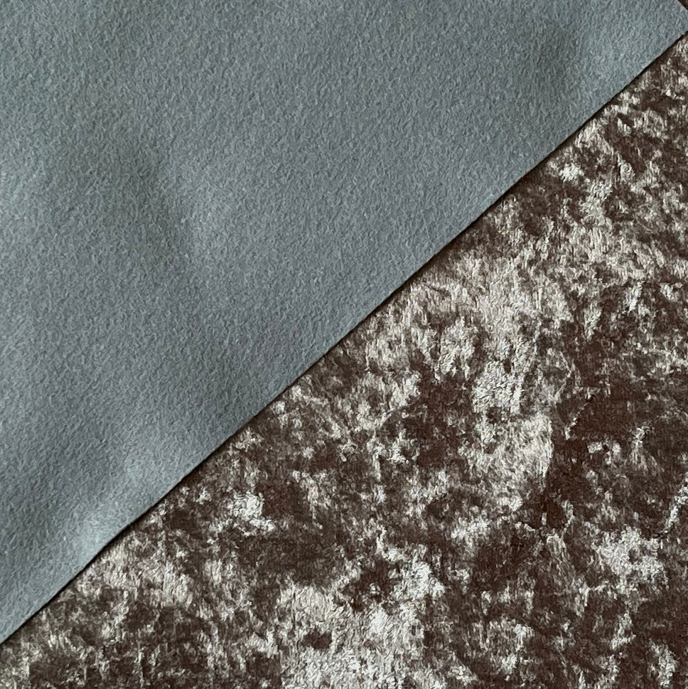 Velvet Fabric Felt Sheet - Grey/Grey
