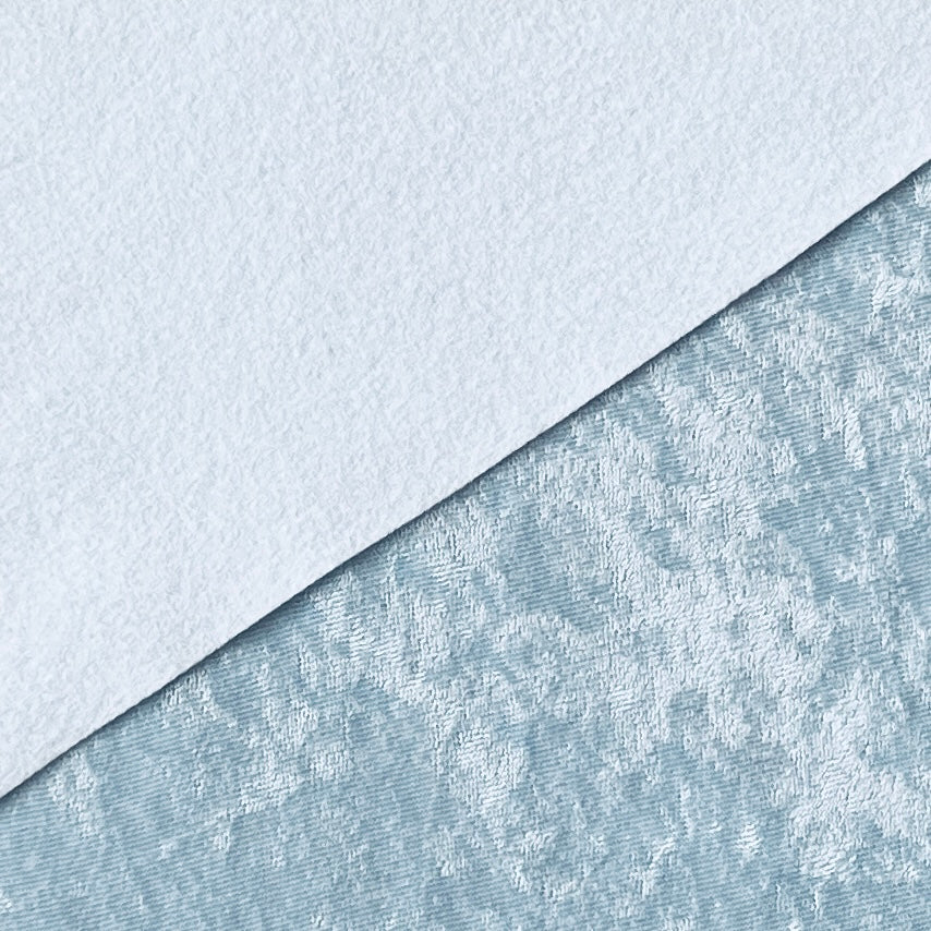 Velvet Fabric Felt Sheet - Light Blue/Ice Blue