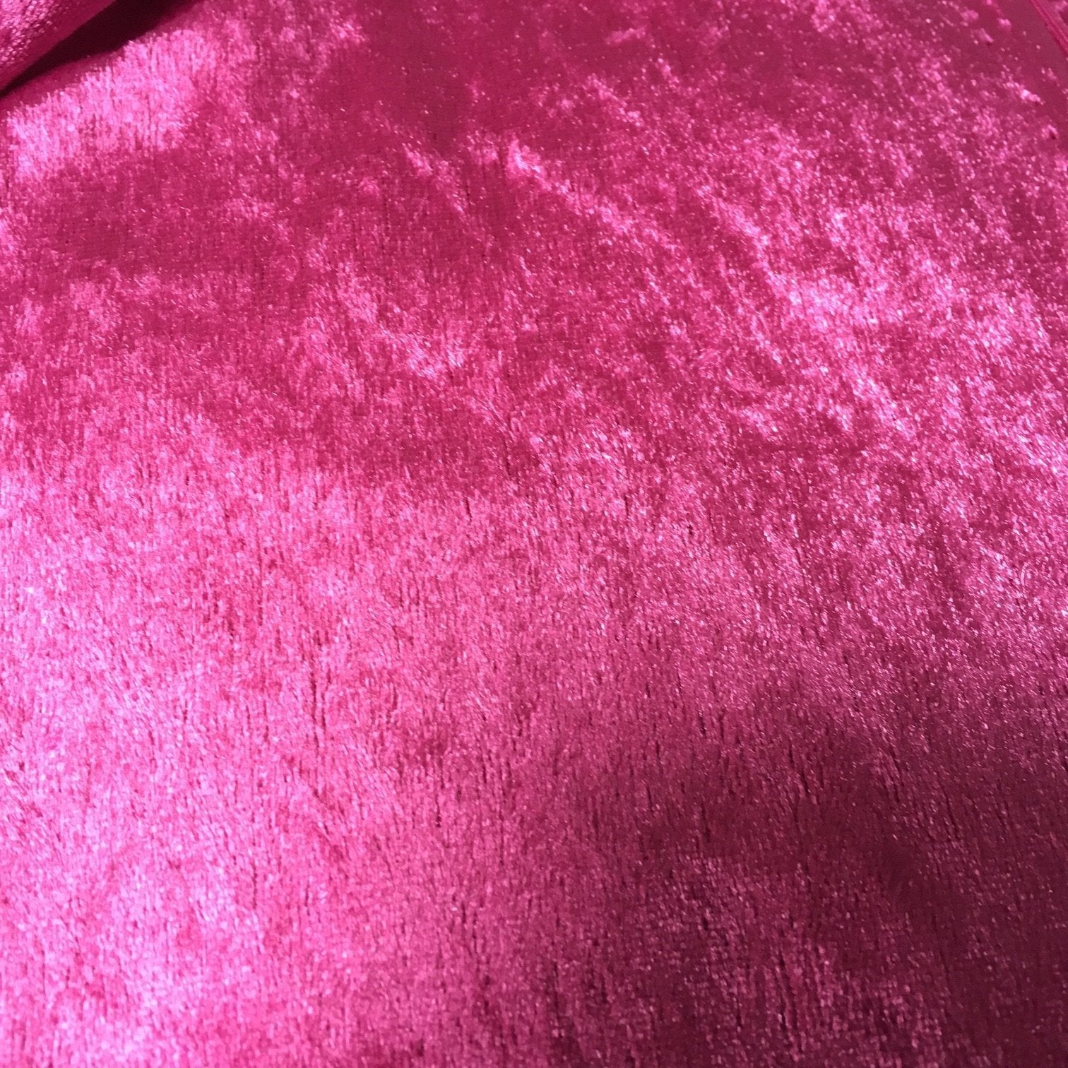 Velvet Fabric Felt Sheet - Bright Pink