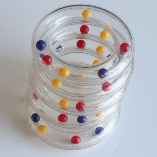Rattle Rings - Original Red Yellow and Dark Blue - EN71, REACH & Annex ...