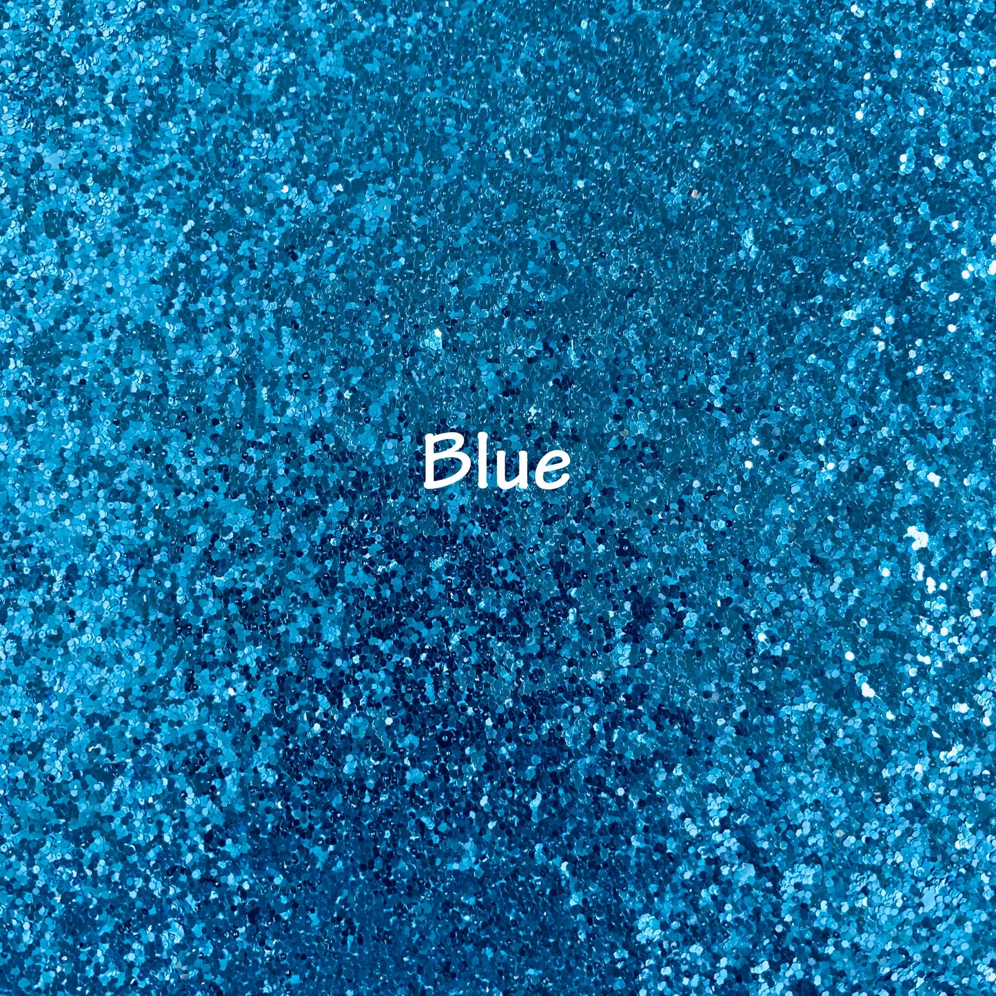 Glitz Chunky Glitter Fabric - Blue