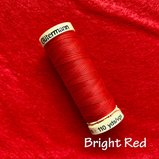Bright Red Col:491 Gutermann Sewing Thread