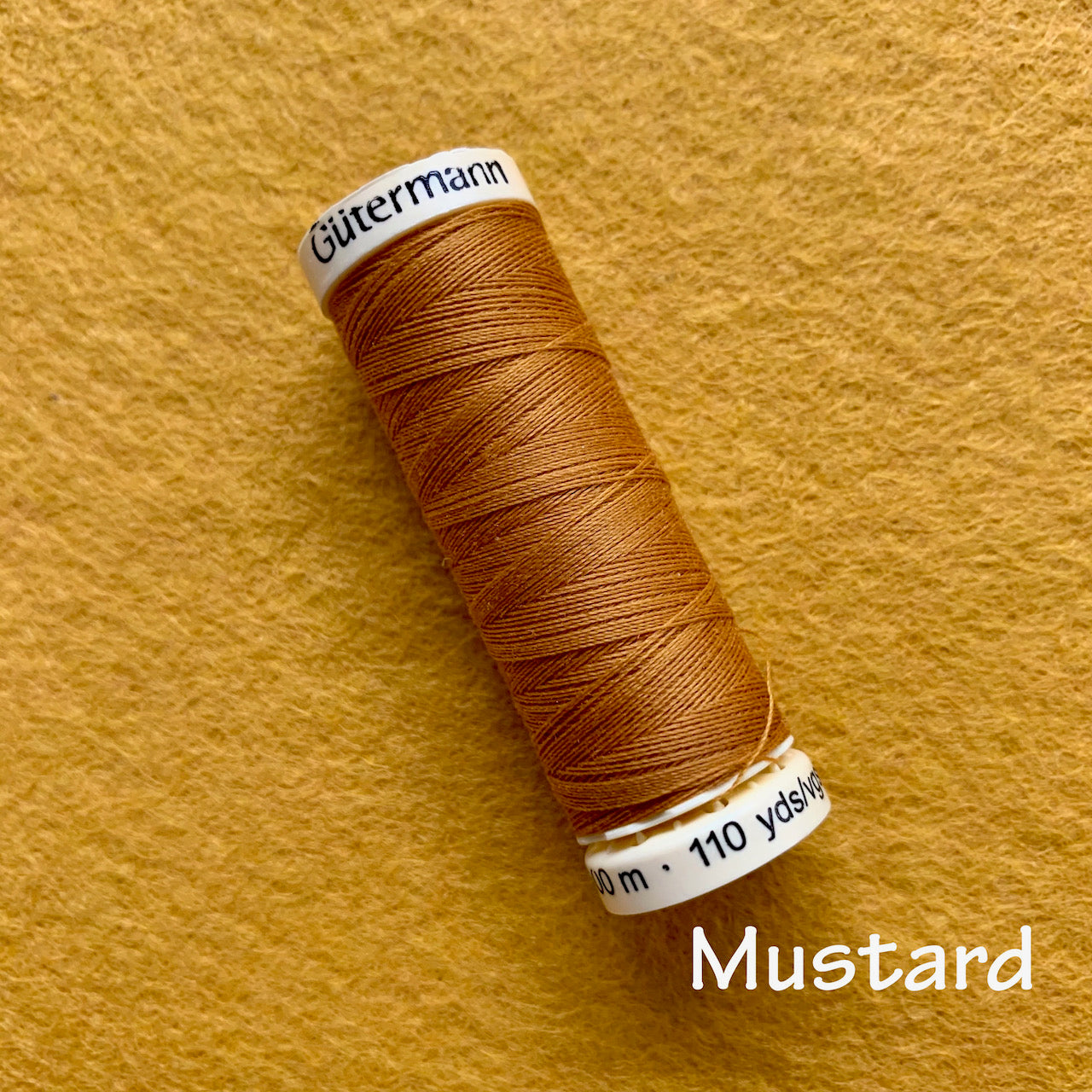 Mustard Col:412 Gutermann Sewing Thread