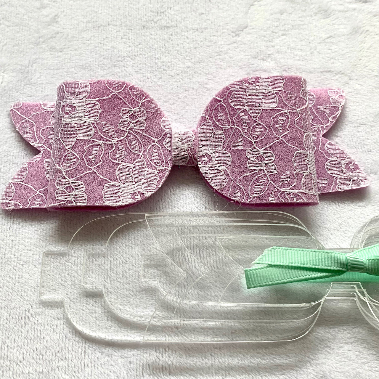 Boxy Bow Template for making hair bows