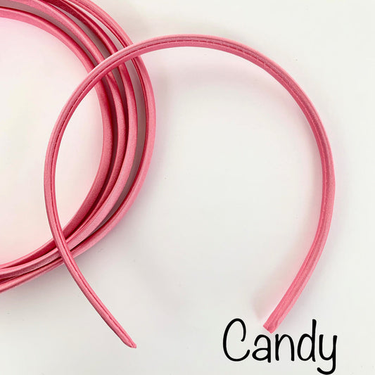 Candy Pink Satin Headband