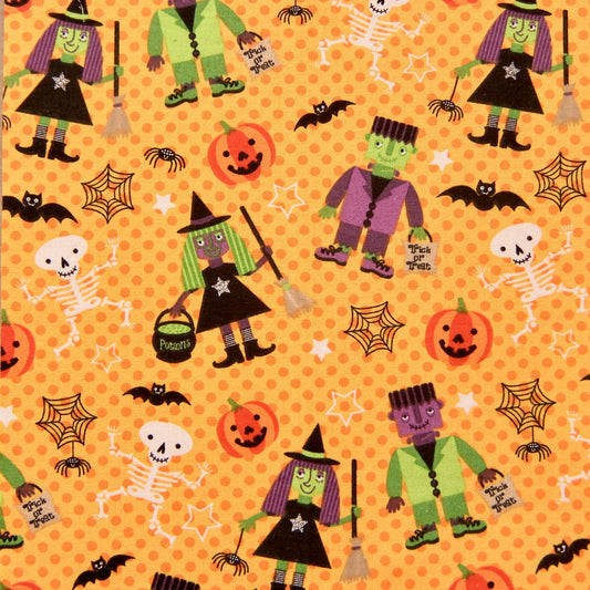 Halloween Fabric Felt Sheet - Frankenstein
