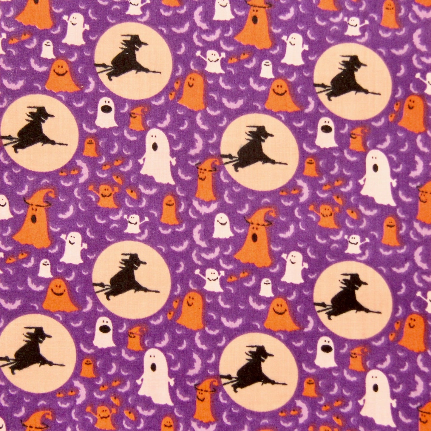 Halloween Fabric Felt Sheet - Flying Witches