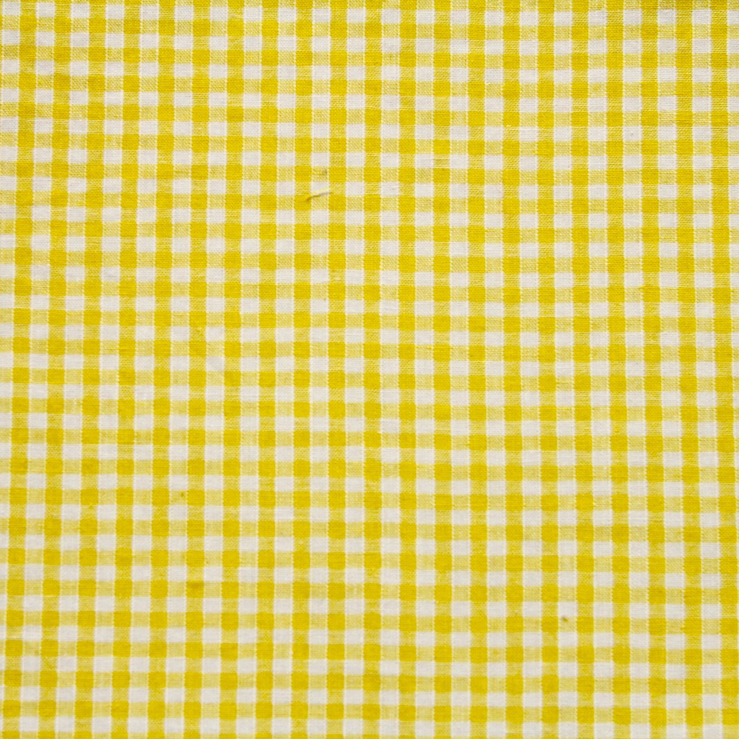 Yellow Gingham Fabric Felt