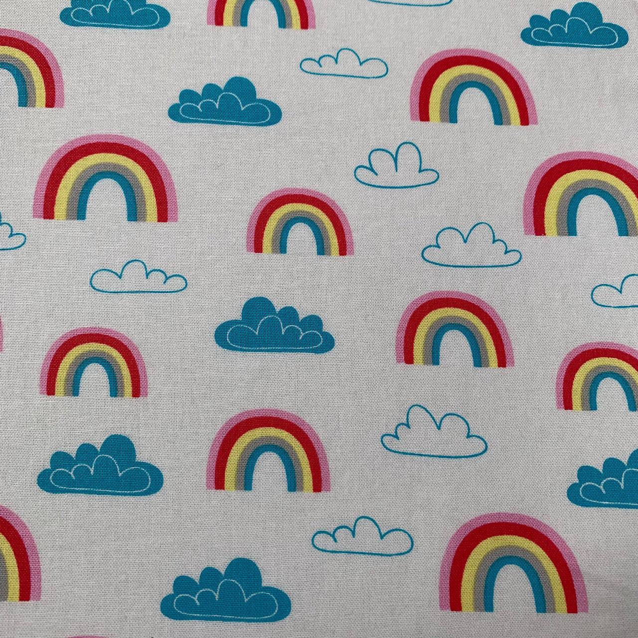 Fabric Felt Sheet - Rainbows