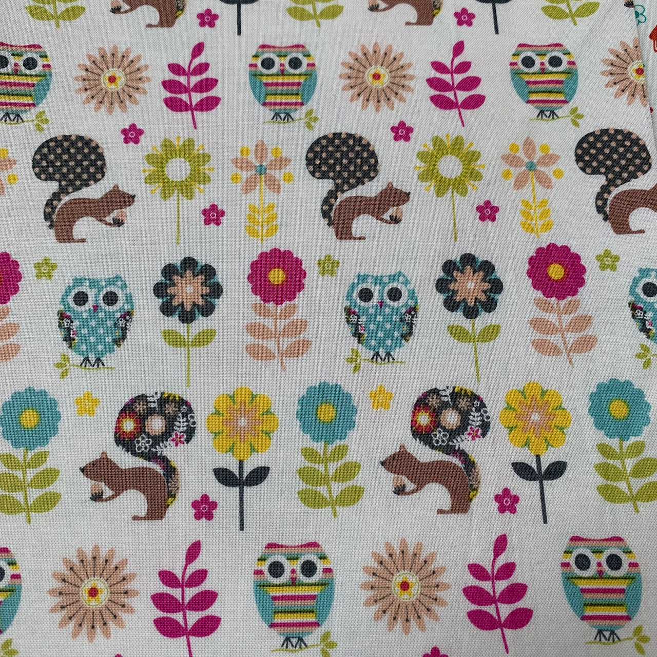 Fabric Felt Sheet - Woodland Friends