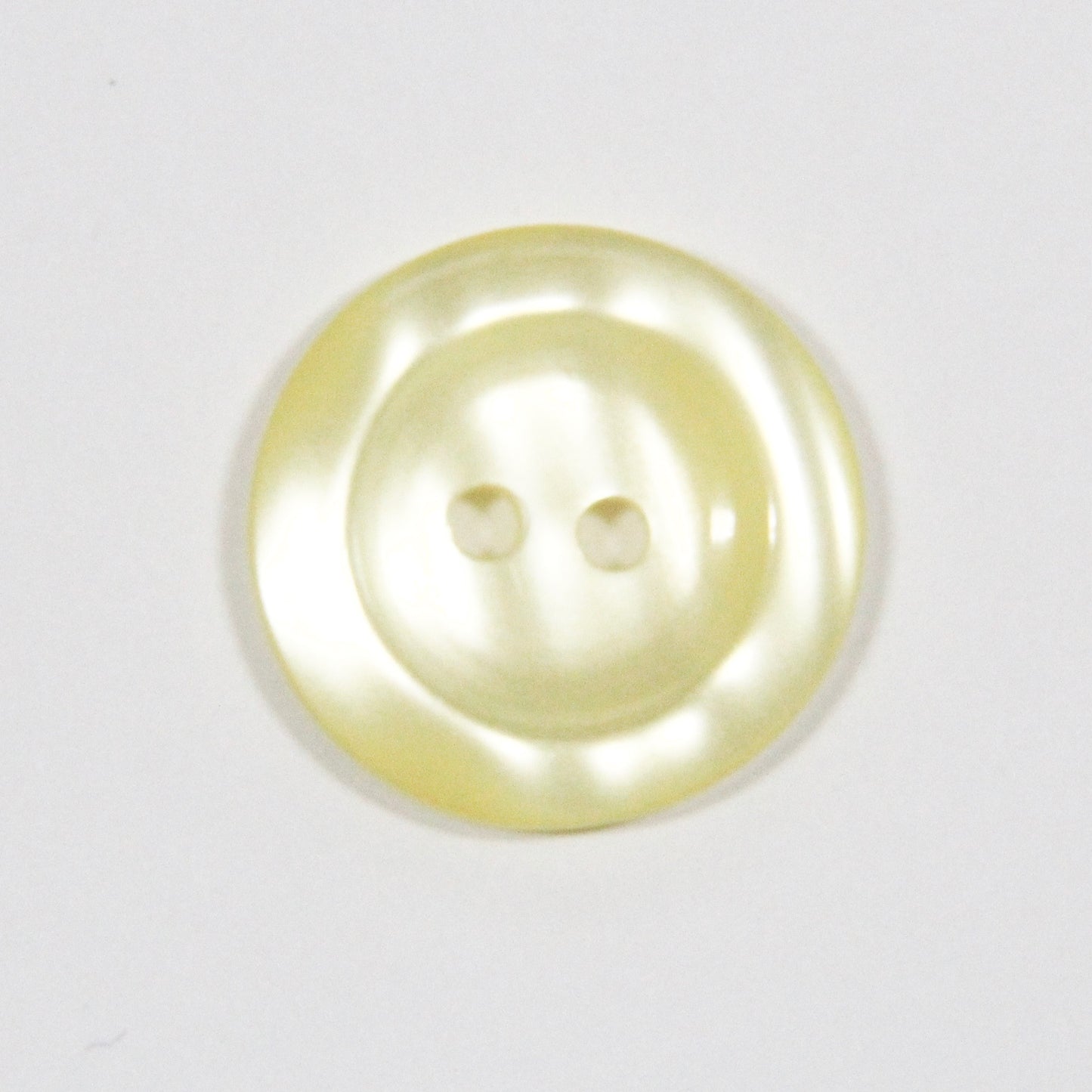 Fine Style Pearlescent Two Holed Button - Size 24 15mm 19/32 inch