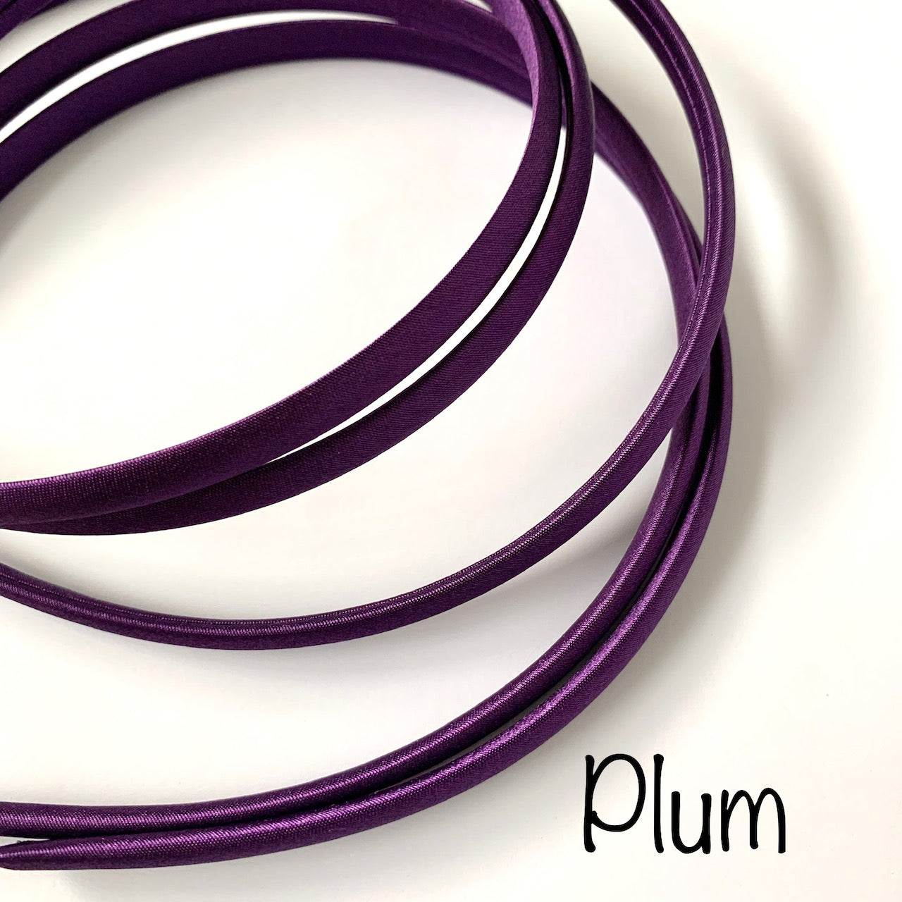 plum skinny headband