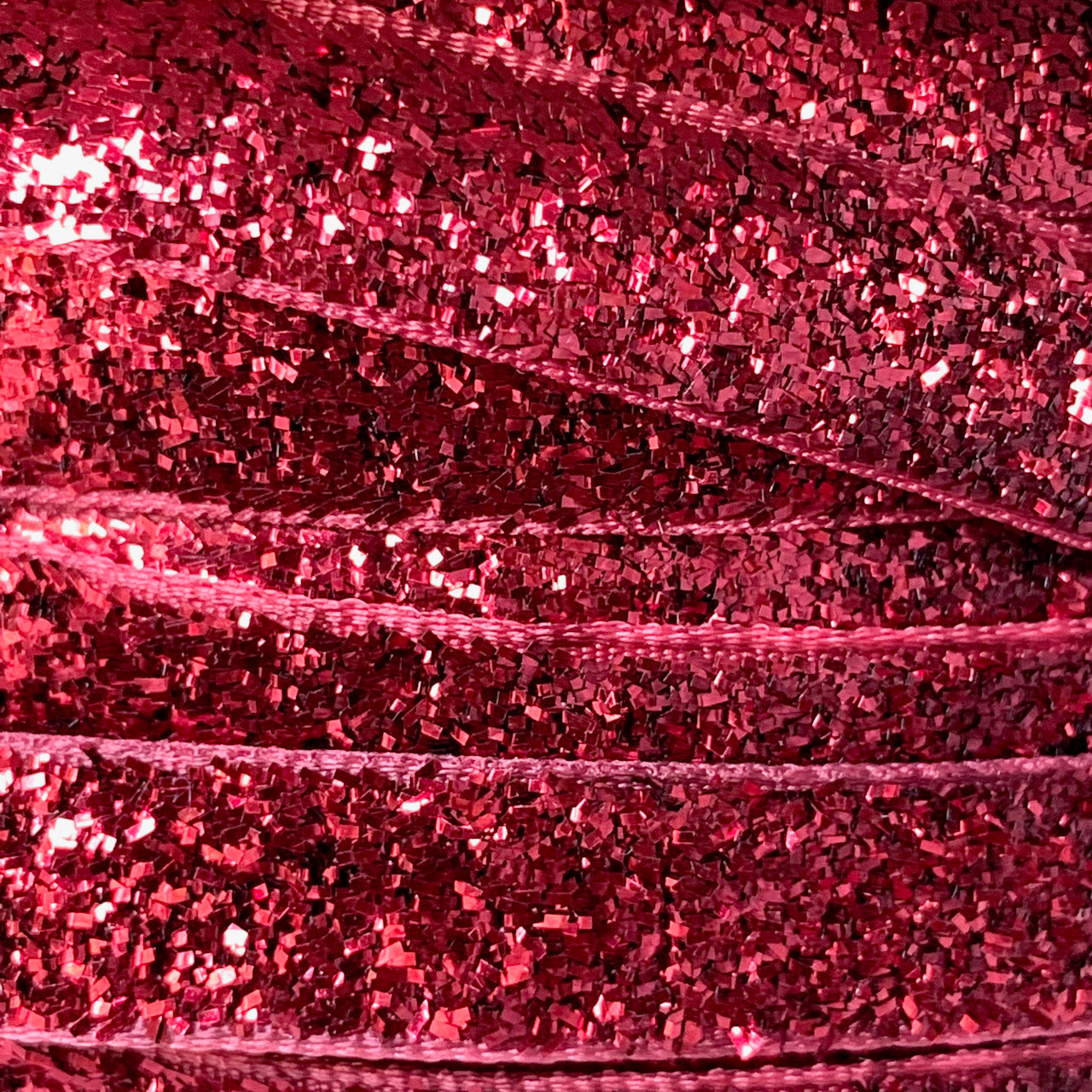 10mm wide Glitter Velvet Ribbon