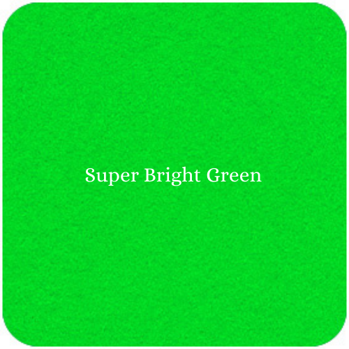 Fybafelt Acrylic Adhesive Felt - Super Bright Green