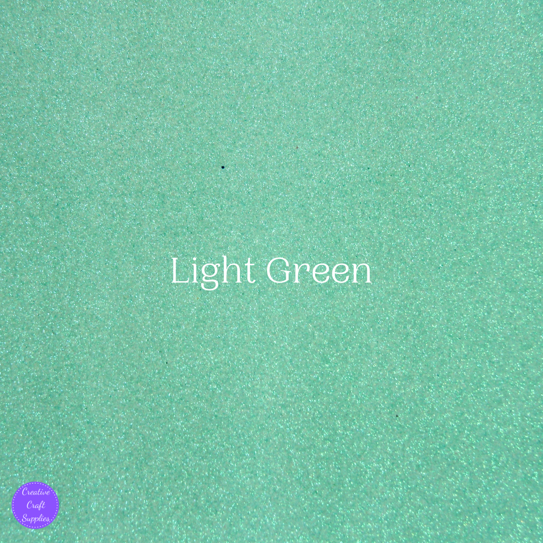 Shimmer Fine Glitter Fabric - Light Green