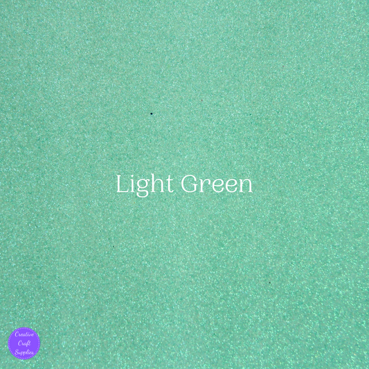 Shimmer Fine Glitter Fabric - Light Green