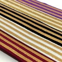 Fold Over Elastic - Metallic Stripes
