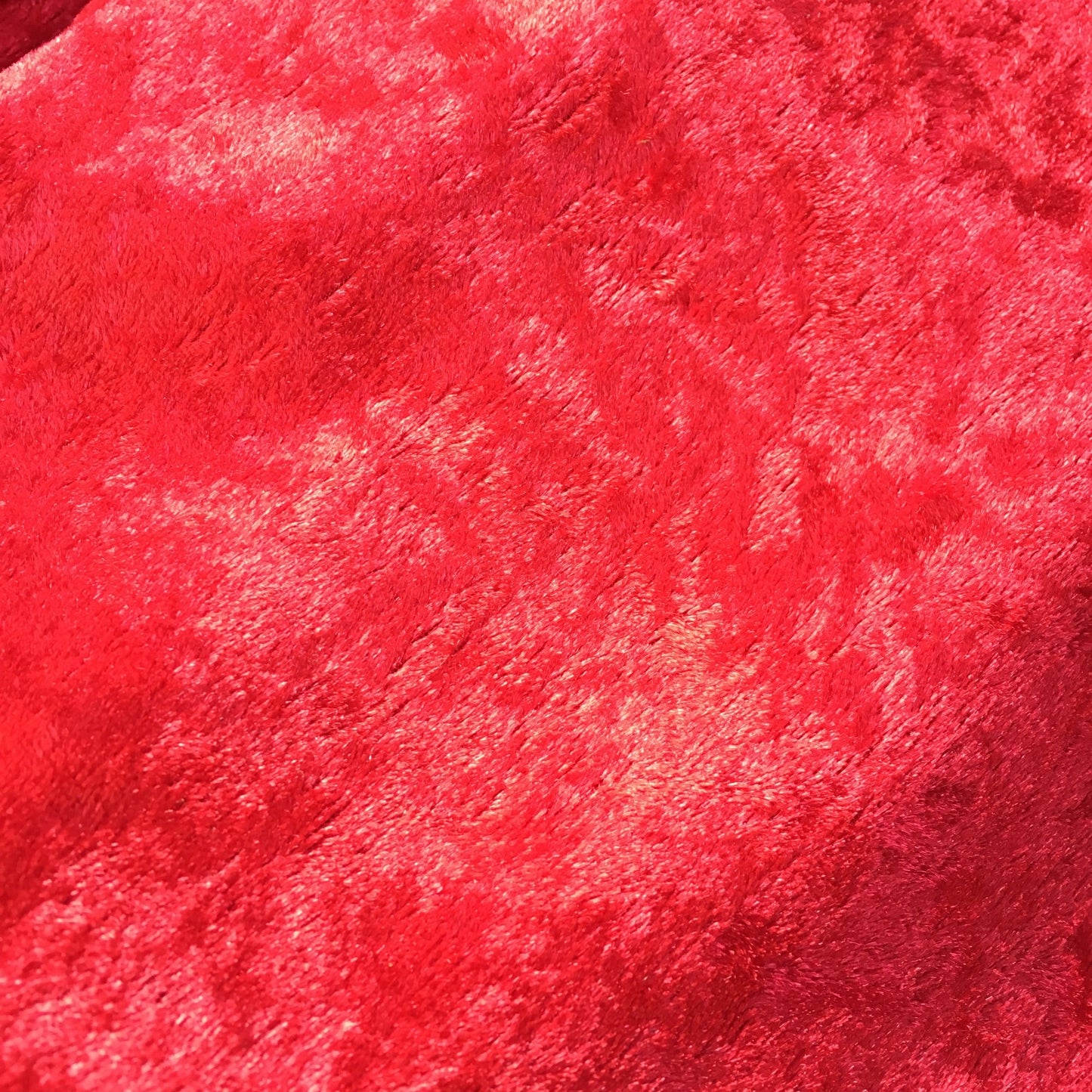 Velvet Fabric Felt Sheet - Red/Poppy