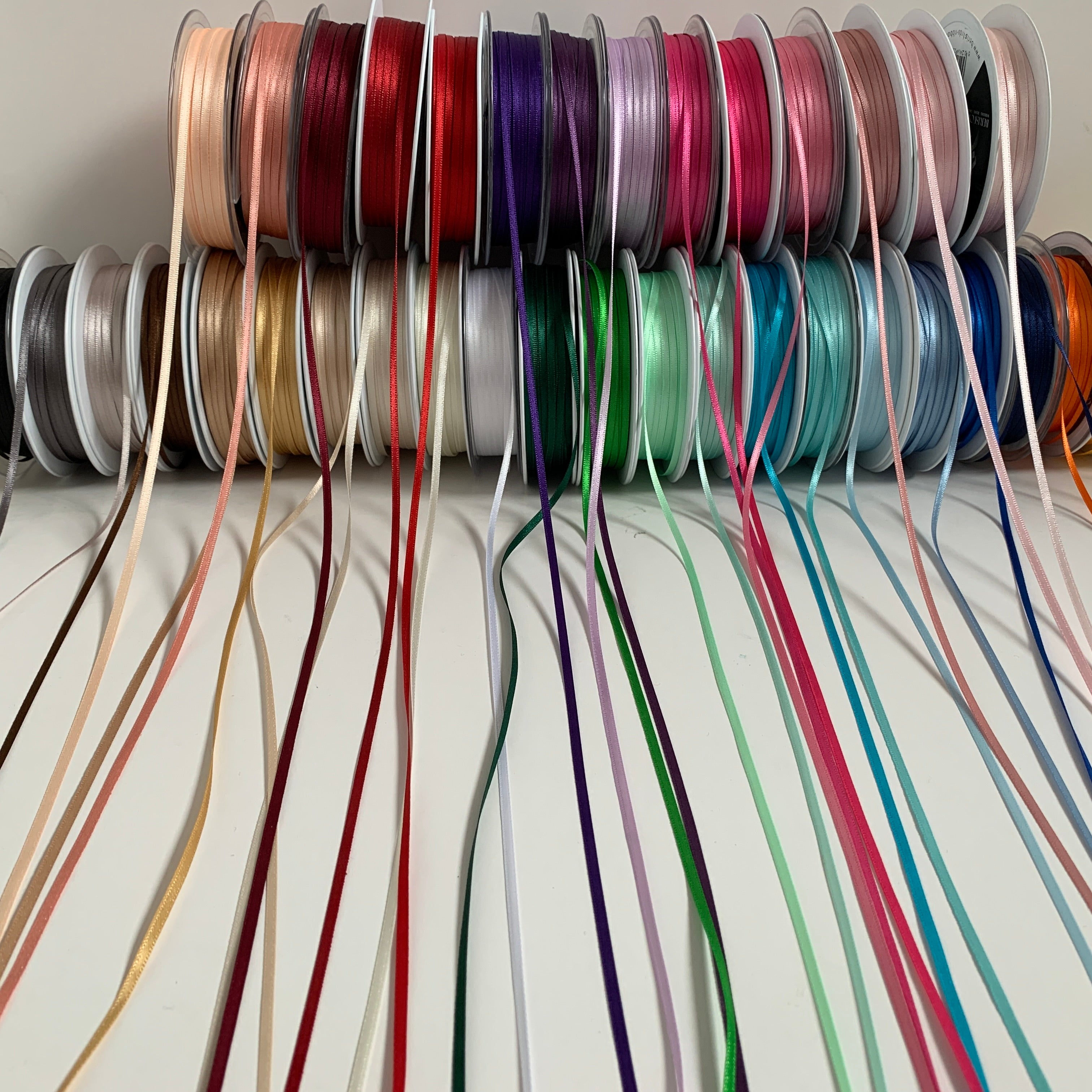 Berisfords Double Satin Ribbon 3mm EN71, REACH & Annex II Compliant ...